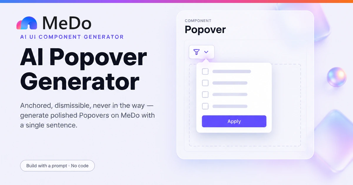 Popover