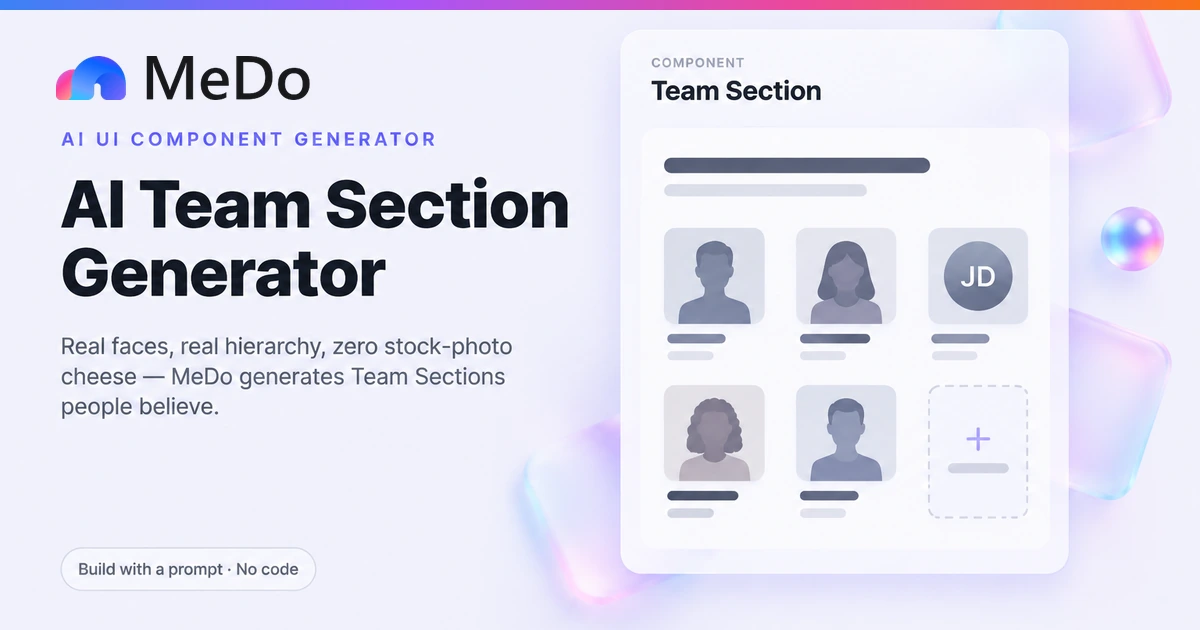 Team Section